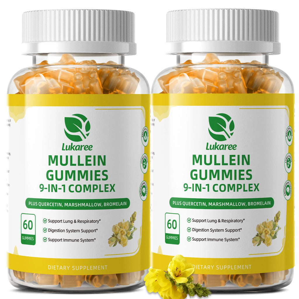 9-IN-1 Mullein Gummies | Natural Lung & Immune Support