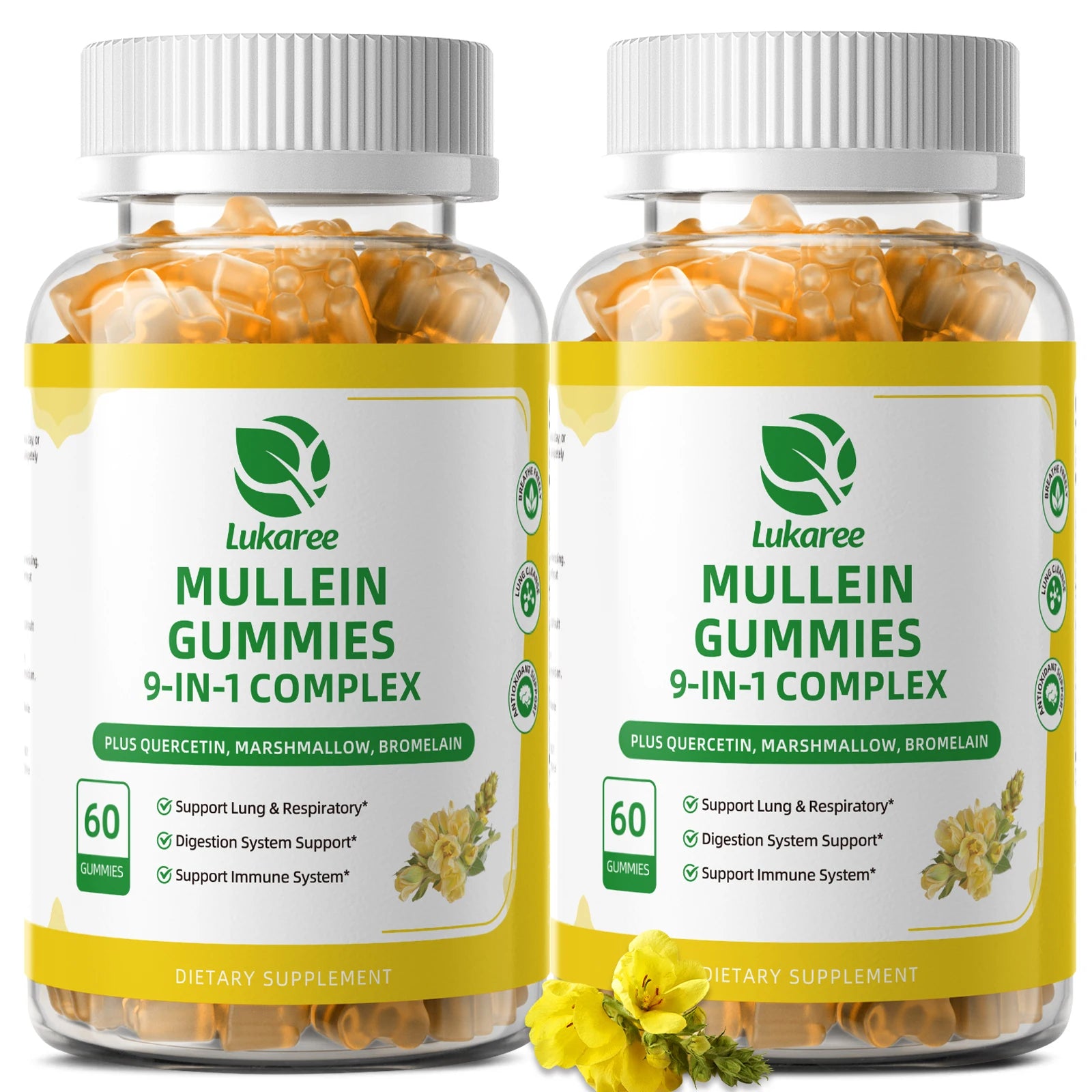 9-IN-1 Mullein Gummies | Natural Lung & Immune Support