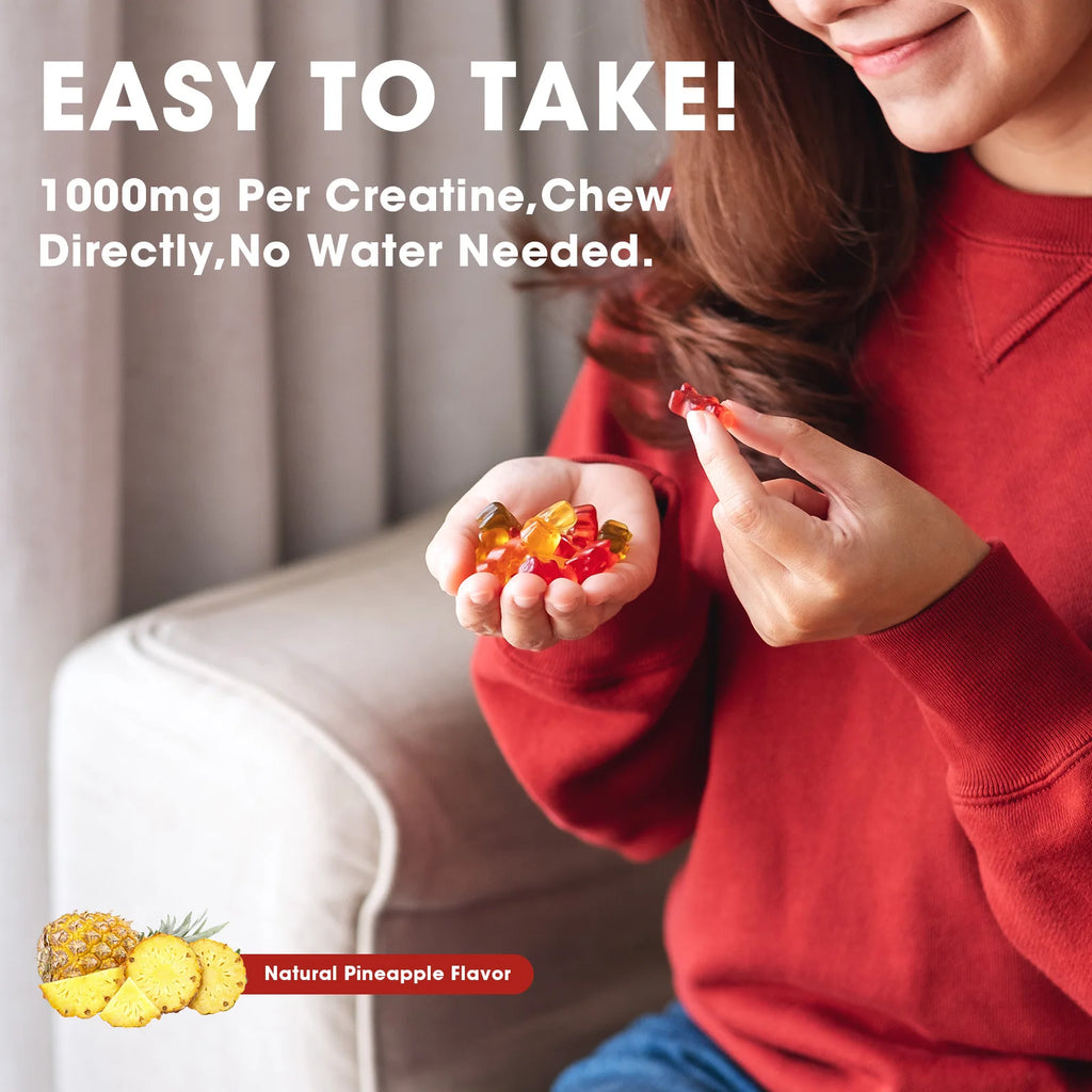 3000mg Creatine Monohydrate Gummies | Maximize Strength & Muscle