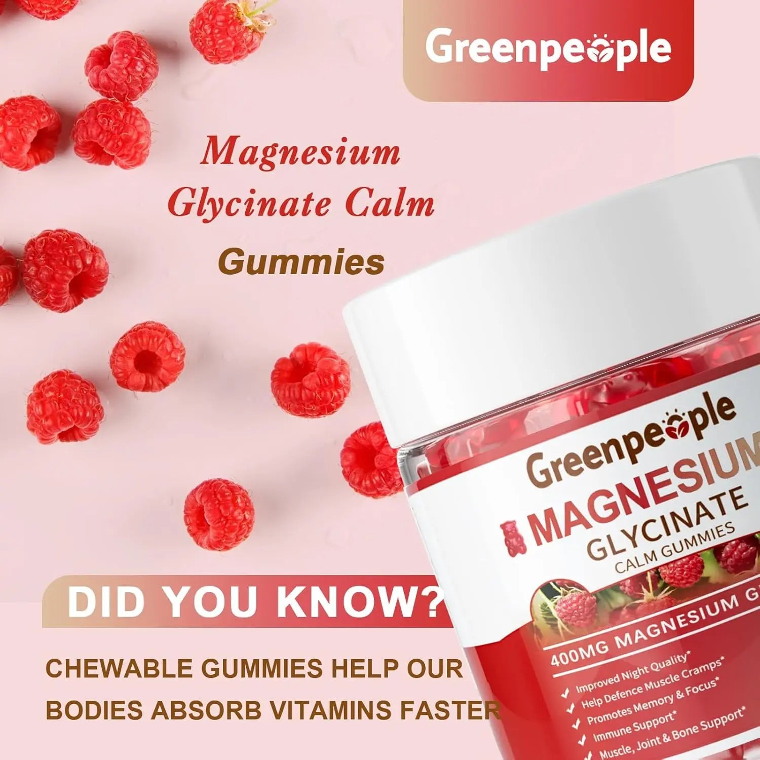 Sugar-Free Magnesium Glycinate Gummies for Sleep Support
