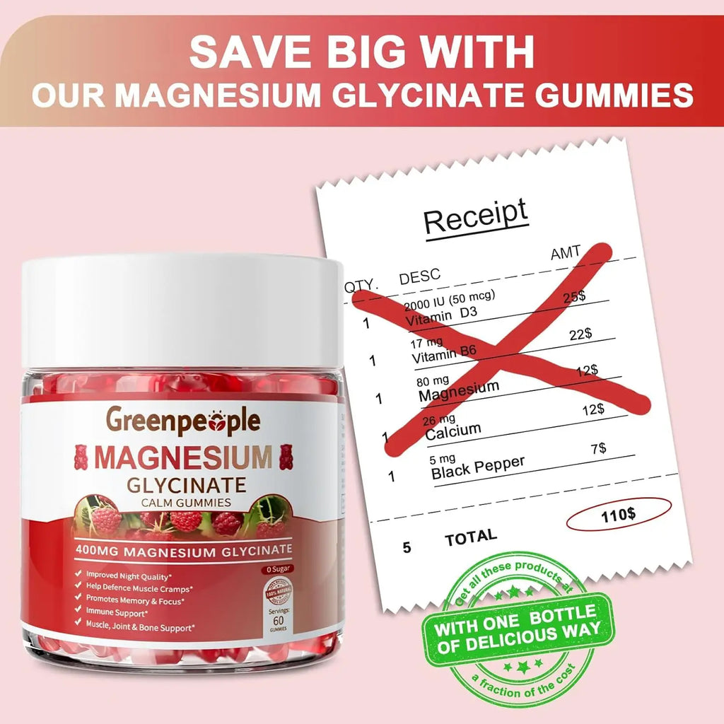 Sugar-Free Magnesium Glycinate Gummies for Sleep Support