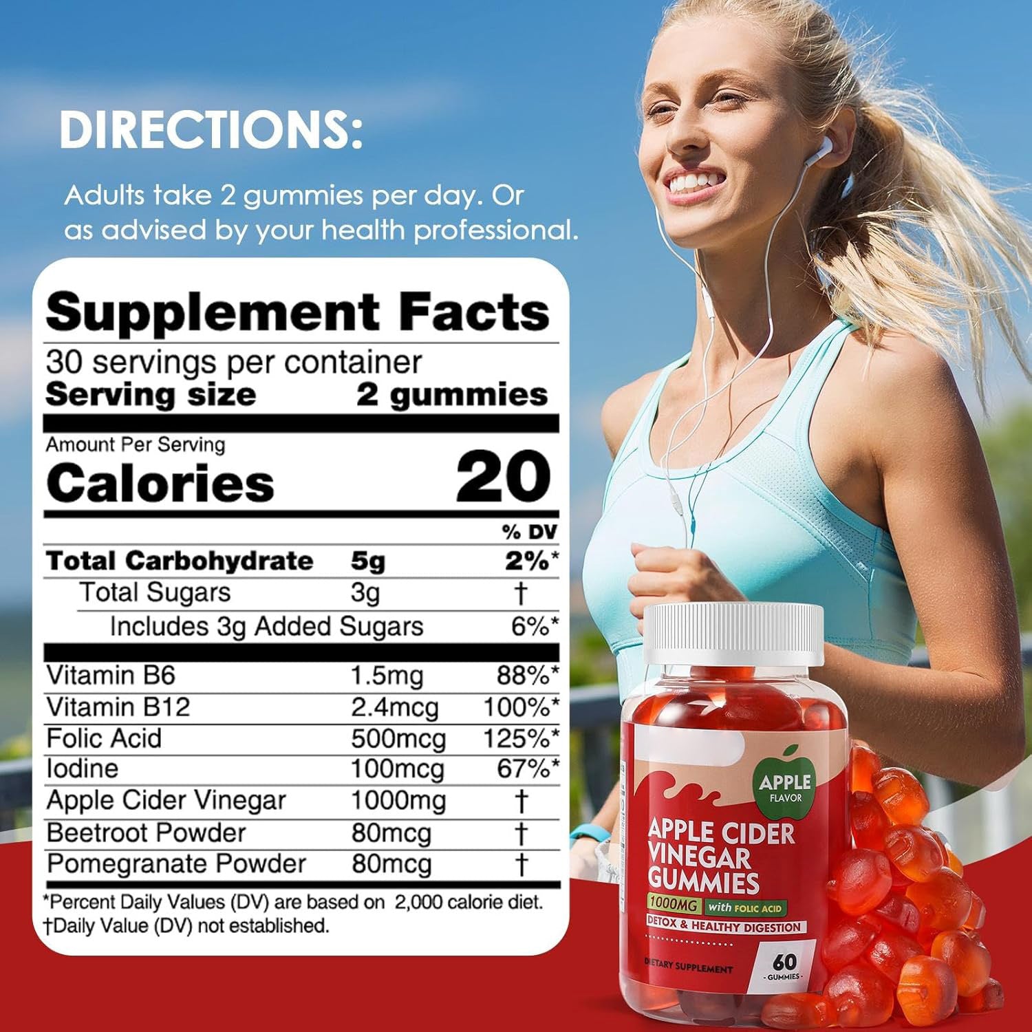 Apple Cider Vinegar Gummies | Metabolism & Immune Health