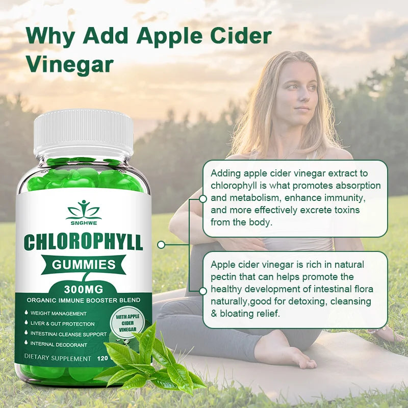 Chlorophyll Gummies with ACV | Immune & Digestive Wellness