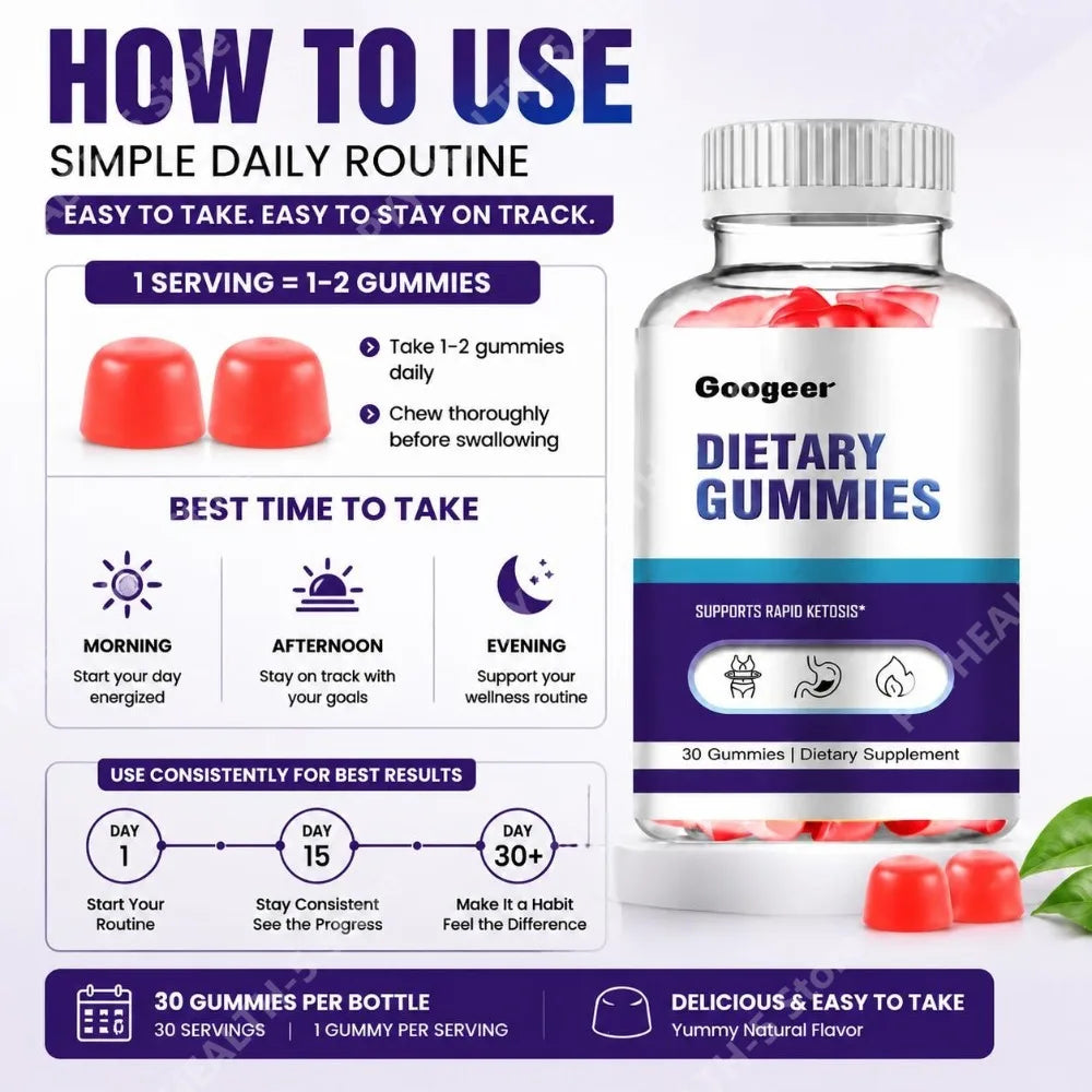 Vitamin C Gummies with Apple Cider Vinegar | Boost Metabolism