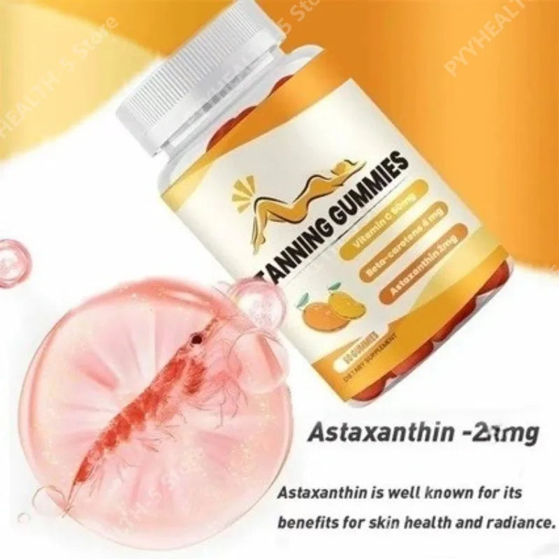 Daily Tanning Gummies for Radiant Skin | Enhance Your Glow