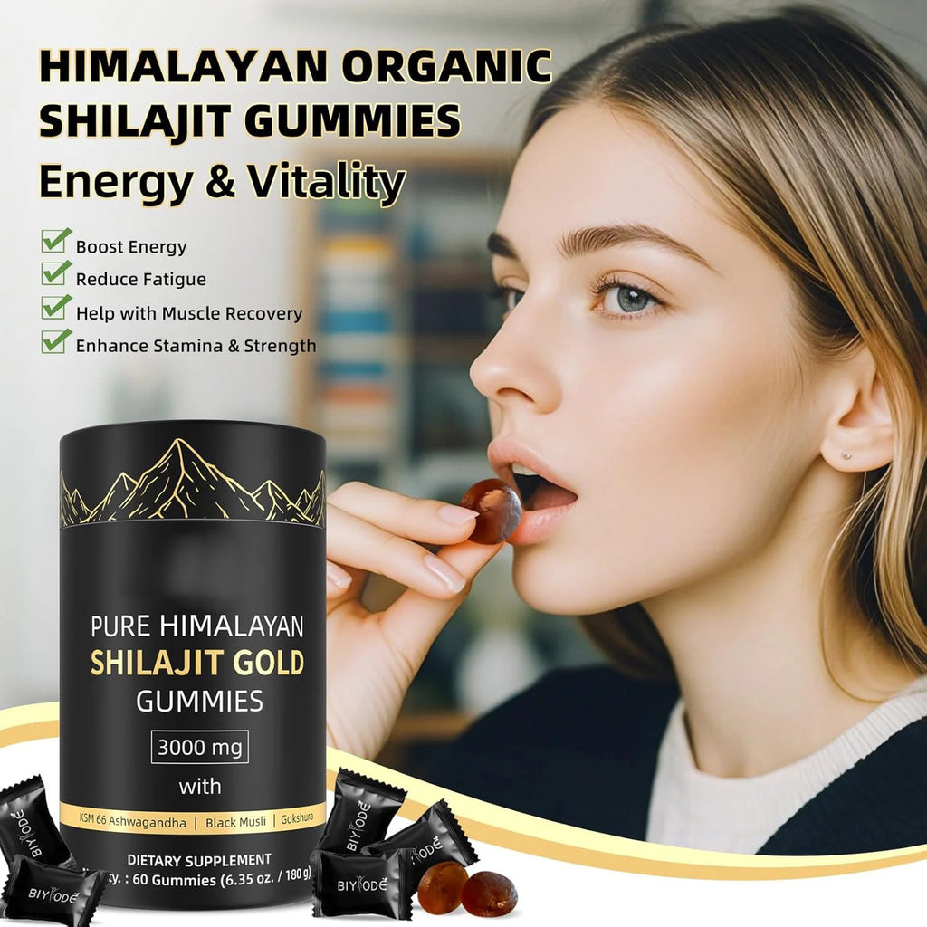 Himalayan Shilajit Gold Gummies | Natural Muscle Recovery Support