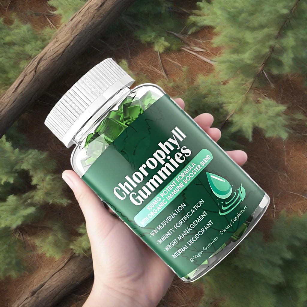 Sugar Free Chlorophyll Gummies with ACV | 60 Count Wellness Boost