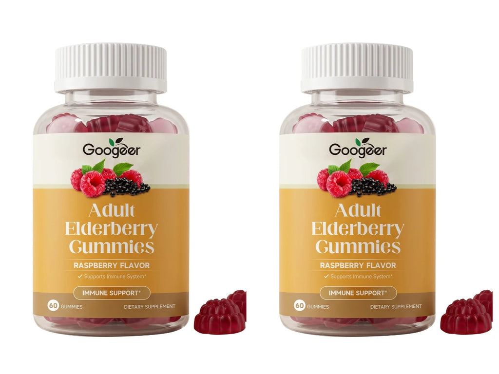 Black Elderberry Gummies with Vitamin C & Zinc | Immune Boosting Support