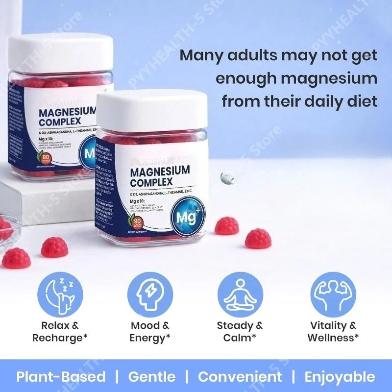14-in-1 Magnesium Complex Gummies for Ultimate Health Support