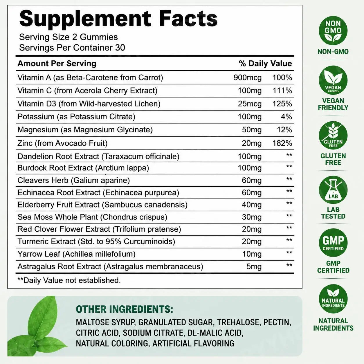 Liposomal Herbal Lymphatic Support Gummies | Vitamin Boost
