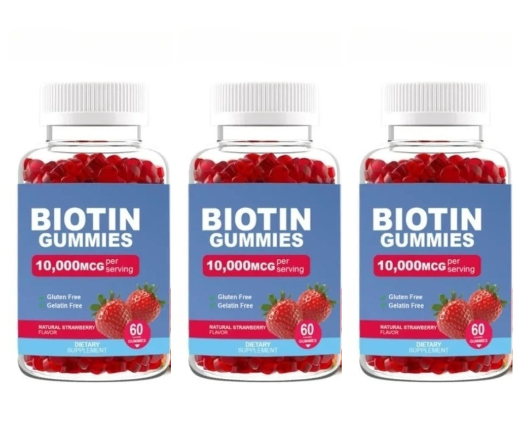 Delicious Biotin Gummies for Healthy Hair, Skin & Nails