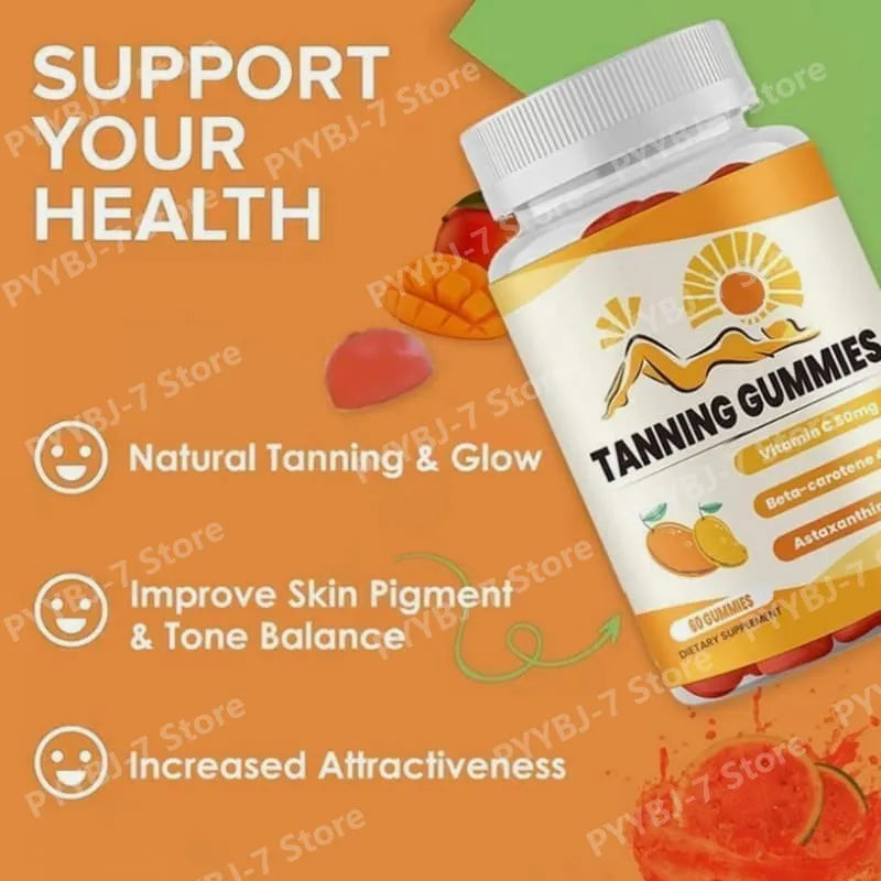 Tanning Gummies with Antioxidants for Healthy Skin | 60 Count