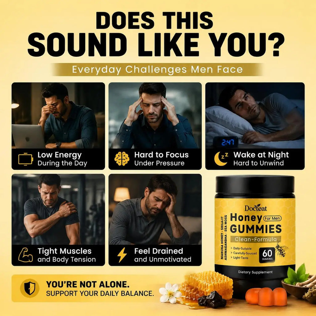 Daily Stress Relief Gummies with Shilajit & Ashwagandha