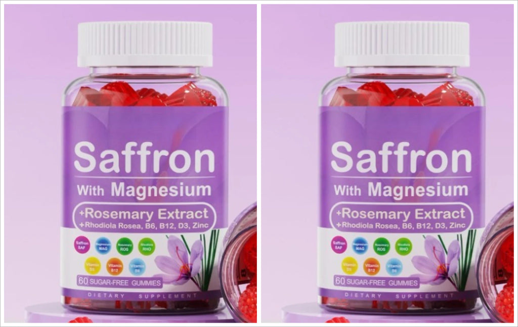 Sugar-Free Saffron Gummies for Calm, Focus & Rest