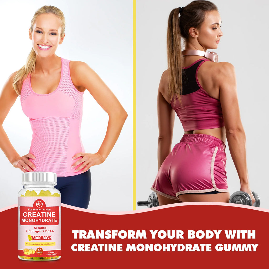 3000mg Creatine Monohydrate Gummies | Maximize Strength & Muscle