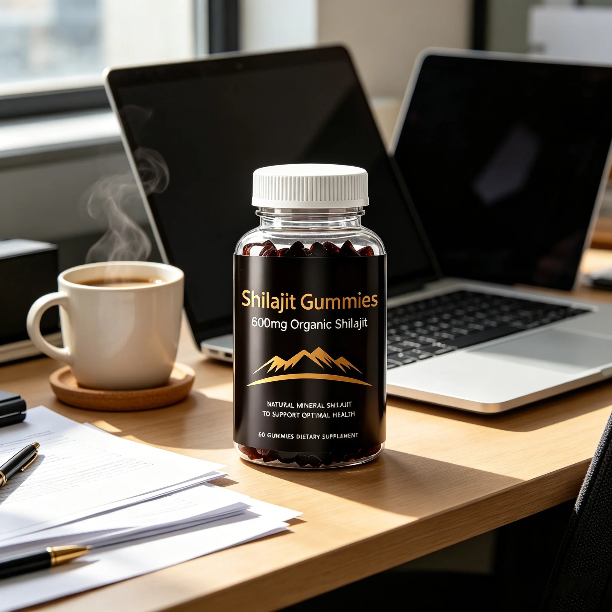 Organic Himalayan Shilajit Gummies for Daily Wellness Boost