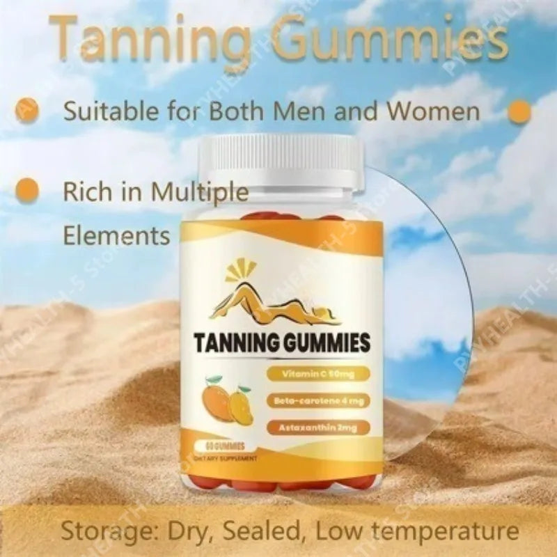 Daily Tanning Gummies for Radiant Skin | Enhance Your Glow