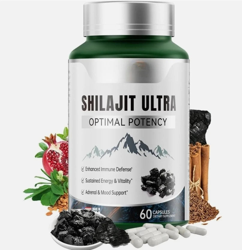 Shilajit Ultra Optimal Potency Pure Extract for Maximum Vitality and Strength