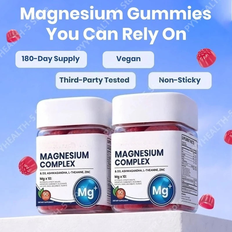 14-in-1 Magnesium Complex Gummies for Ultimate Health Support
