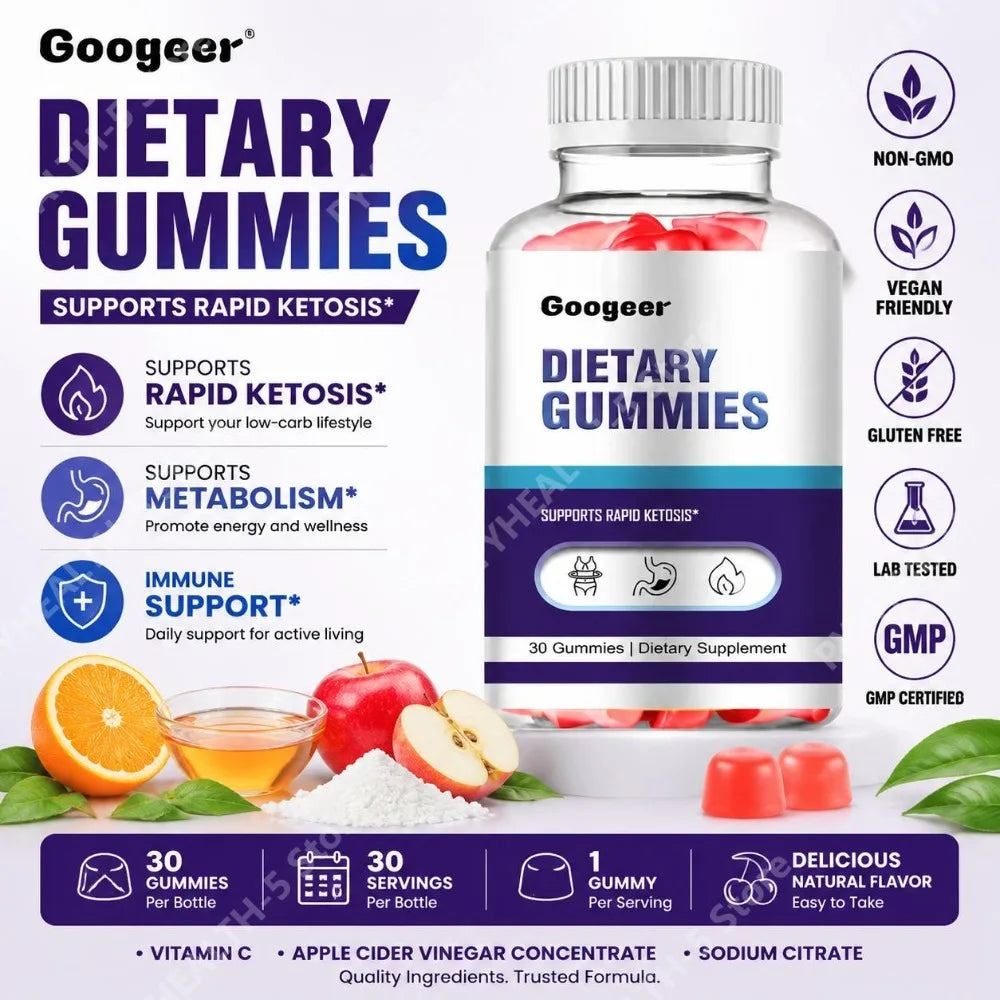Vitamin C Gummies with Apple Cider Vinegar | Boost Metabolism