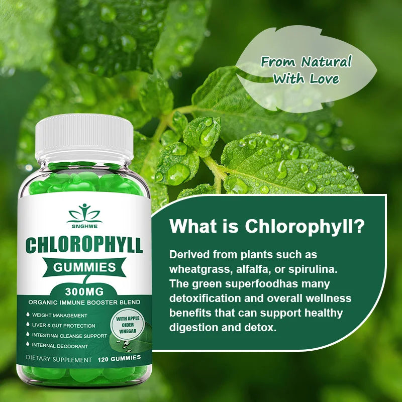 Chlorophyll Gummies with ACV | Immune & Digestive Wellness