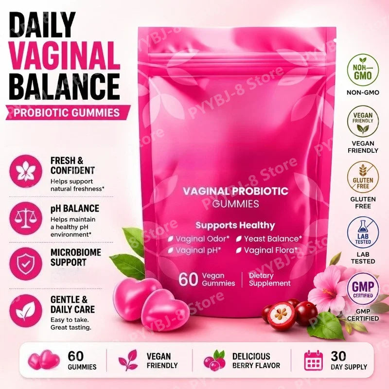 Vegan Probiotic Gummies for Women | Sugar-Free Digestive Support