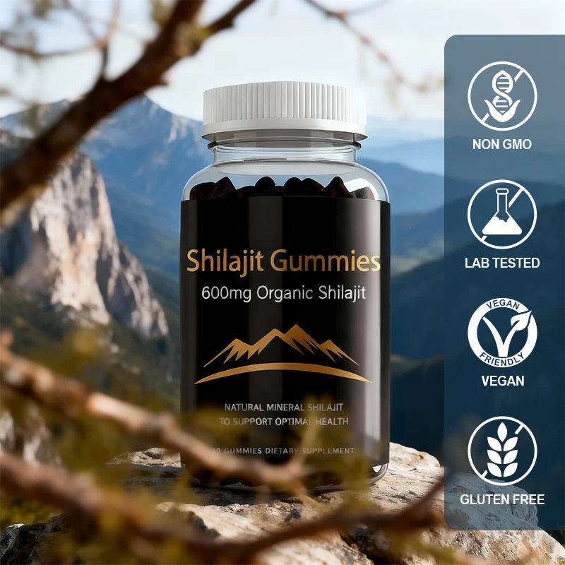 Organic Himalayan Shilajit Gummies for Daily Wellness Boost