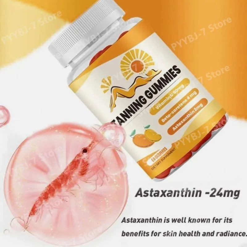 Tanning Gummies with Antioxidants for Healthy Skin | 60 Count