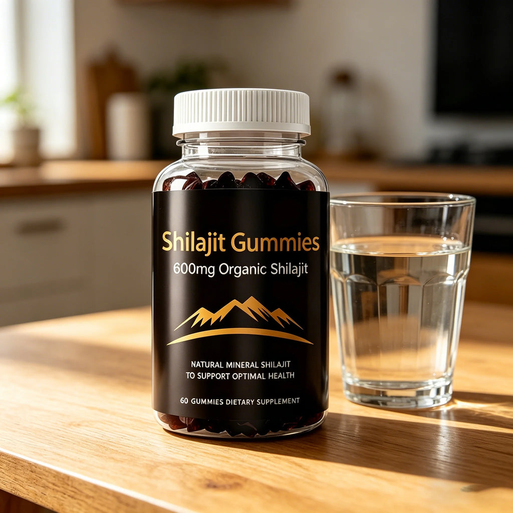 Organic Himalayan Shilajit Gummies for Daily Wellness Boost