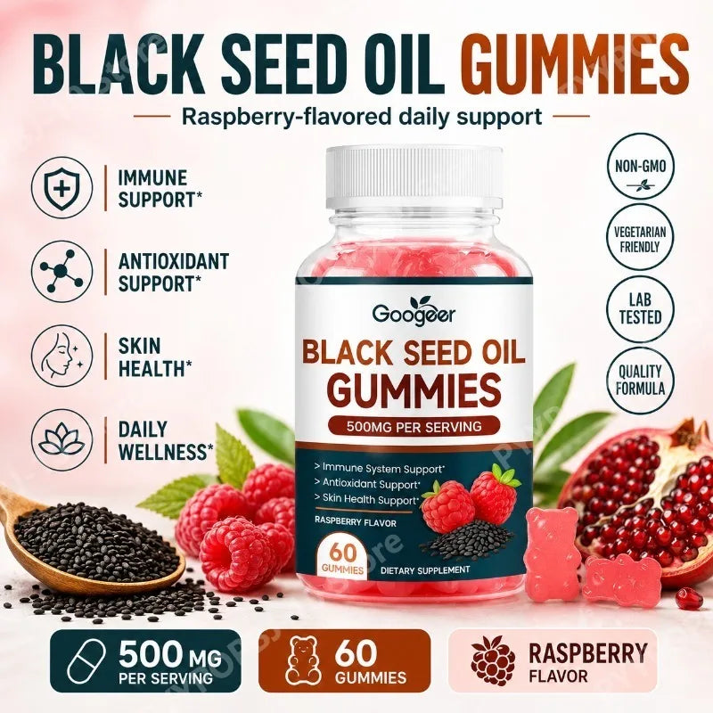 Black Seed Oil Gummies with Zinc | Daily Antioxidant Support