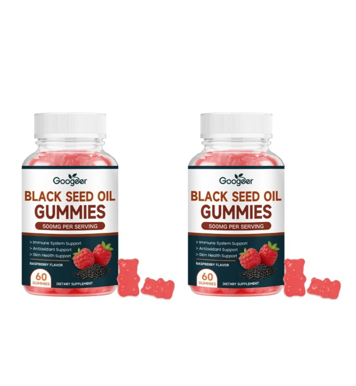 Black Seed Oil Gummies | Immune Support with Raspberry Flavor