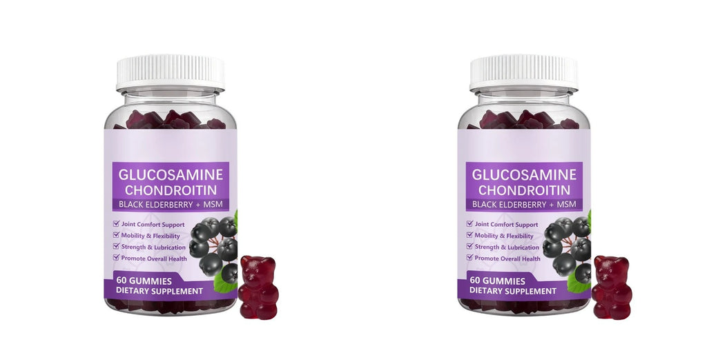 Glucosamine Chondroitin Gummies with Black Elderberry | Joint Health Support