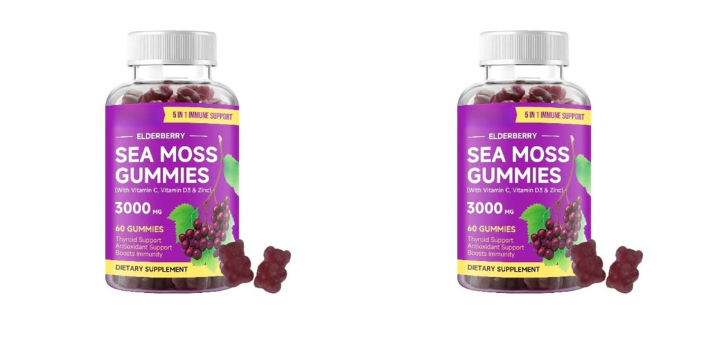 Elderberry Sea Moss Gummies | Daily Wellness Supplement