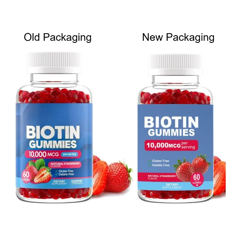 Delicious Biotin Gummies for Healthy Hair, Skin & Nails
