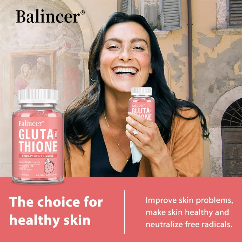 Glutathione Collagen Gummies | Boost Skin & Hair Health
