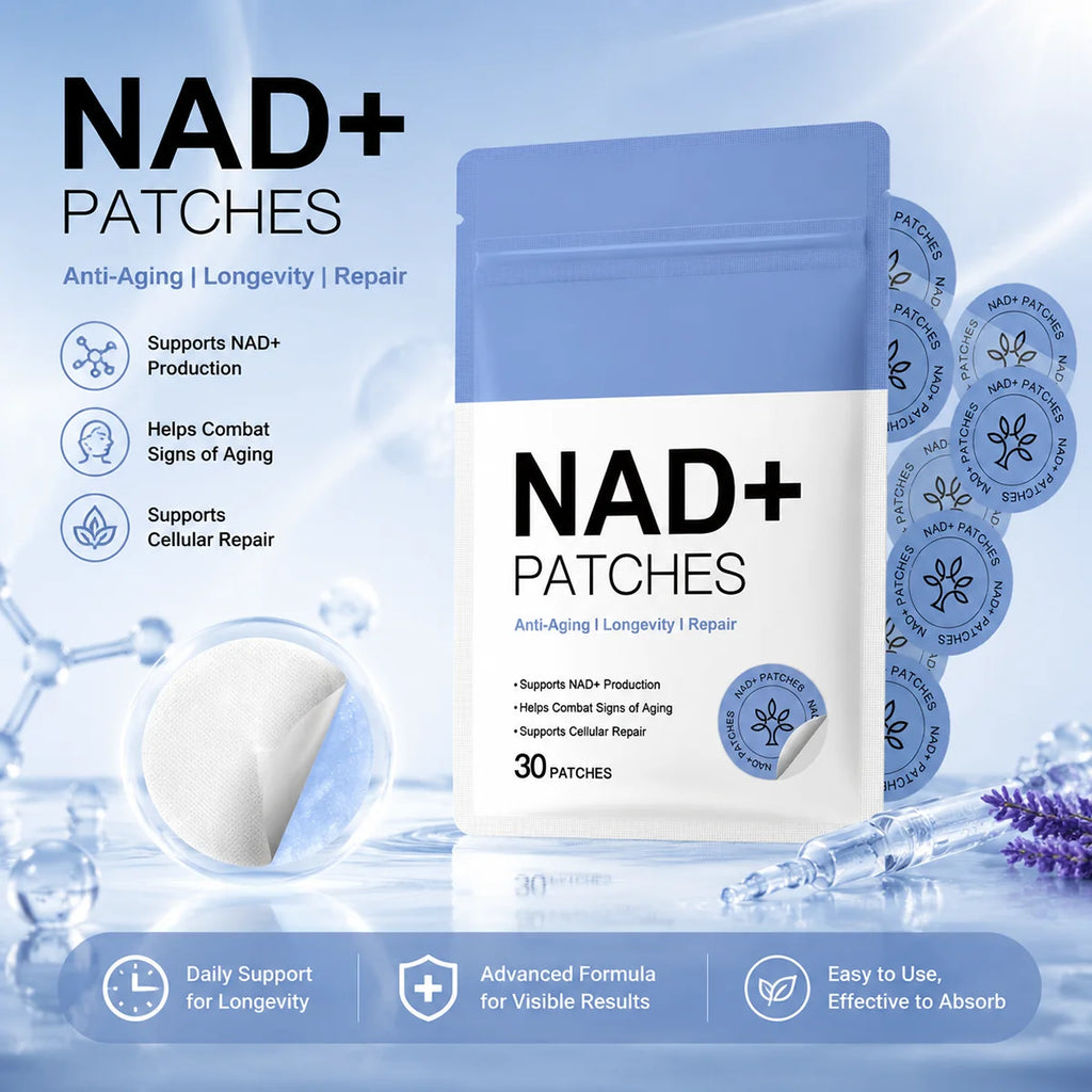 30PCS NAD+ ᴡᴇɪɢʜᴛ Management Patch, Easy-to-Use ʙᴏᴅʏ ʟᴏꜱꜱ Sticker, 2026 HOT Daily ʙᴏᴅʏ Care Support