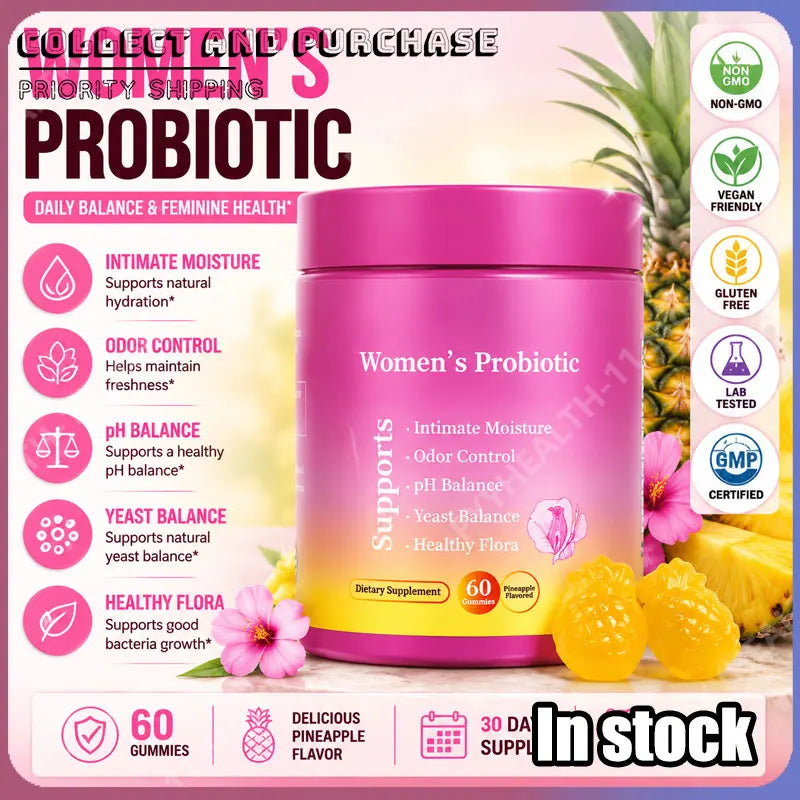 Sugar-Free Probiotic Gummies for Women's Digestive Wellness