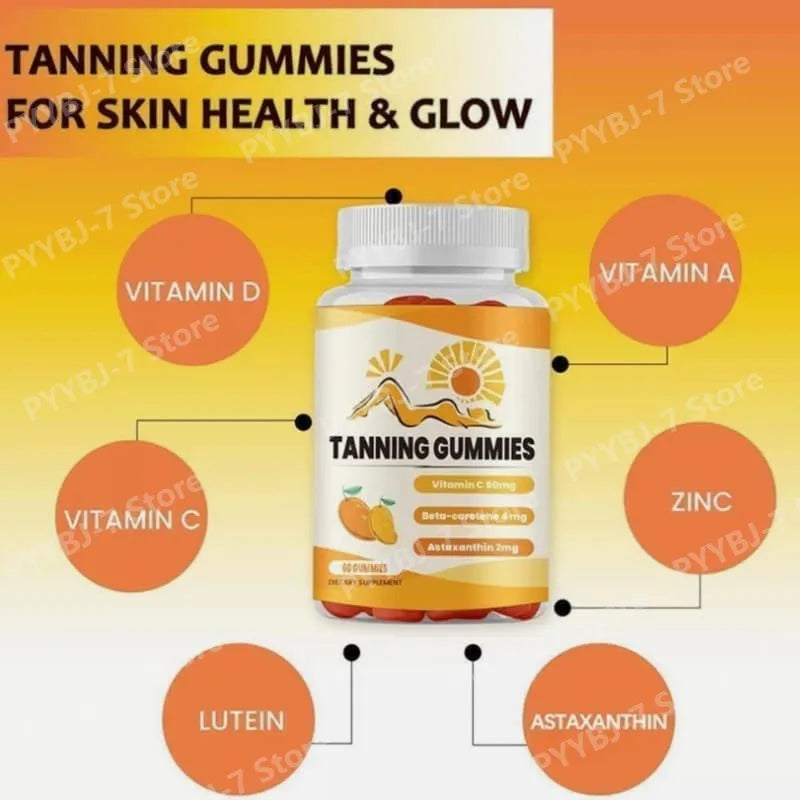 Tanning Gummies with Antioxidants for Healthy Skin | 60 Count