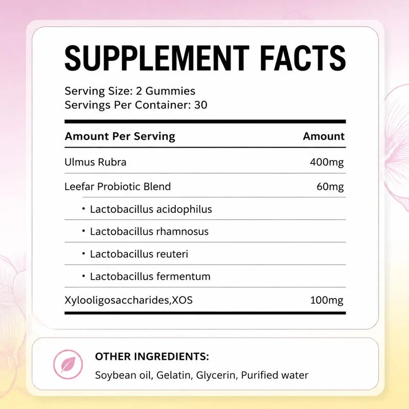 Sugar-Free Probiotic Gummies for Women's Digestive Wellness