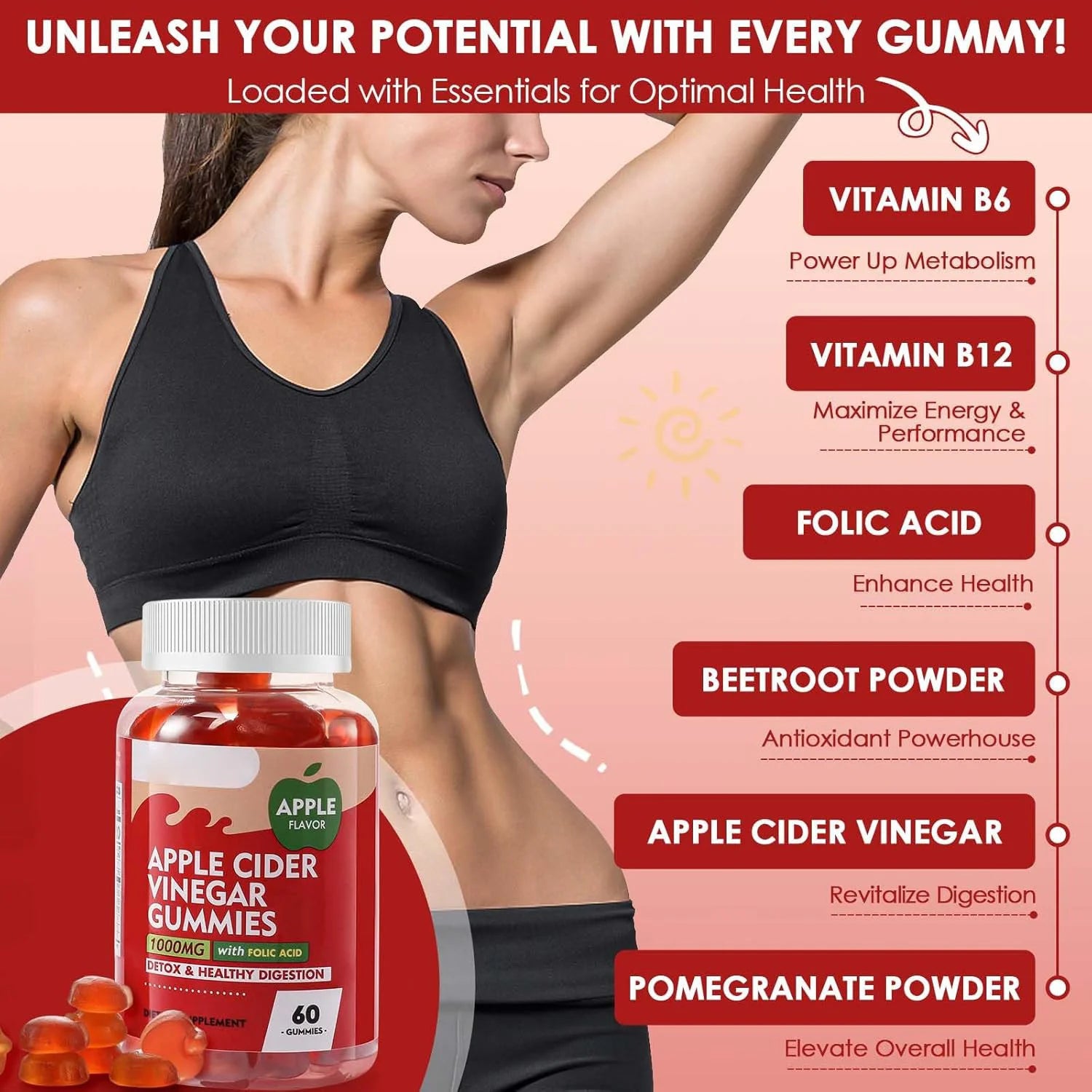 Apple Cider Vinegar Gummies | Metabolism & Immune Health