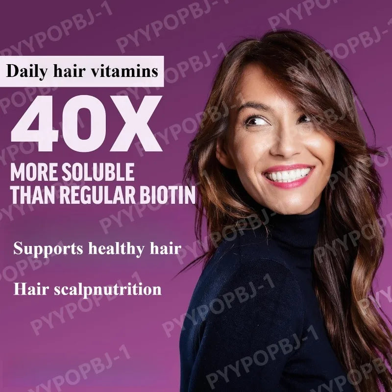 Delicious Hair Vitamins Gummies | Berry Flavor for Healthy Growth