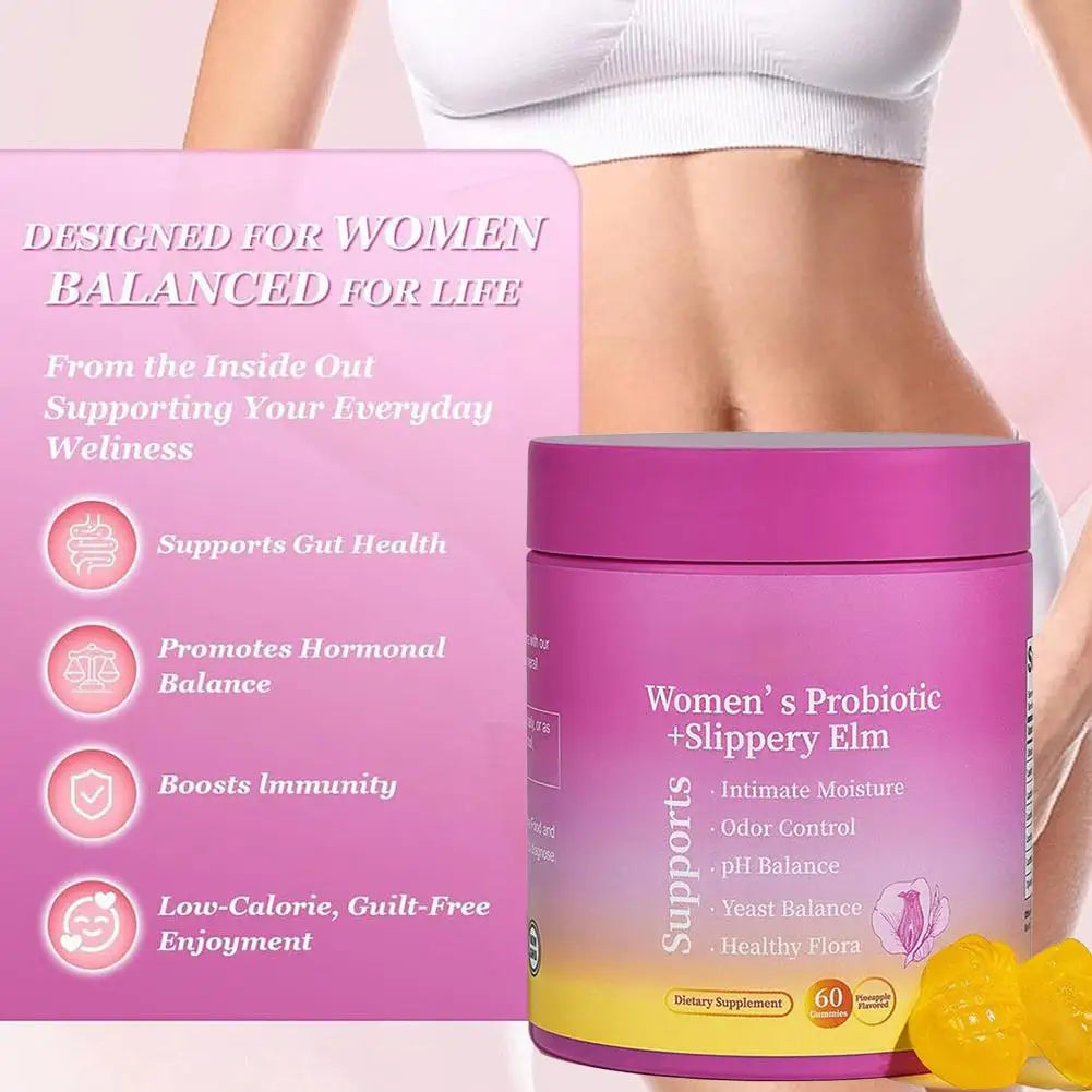 Women's Probiotic Gummies for Digestive and Immune Support