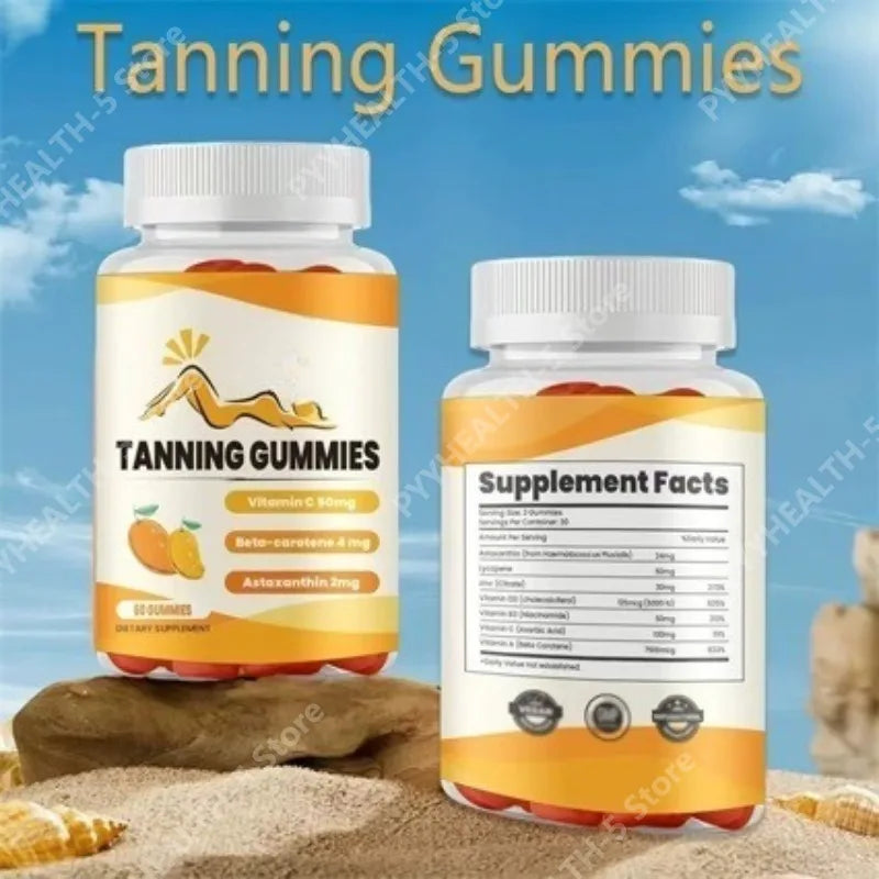 Daily Tanning Gummies for Radiant Skin | Enhance Your Glow