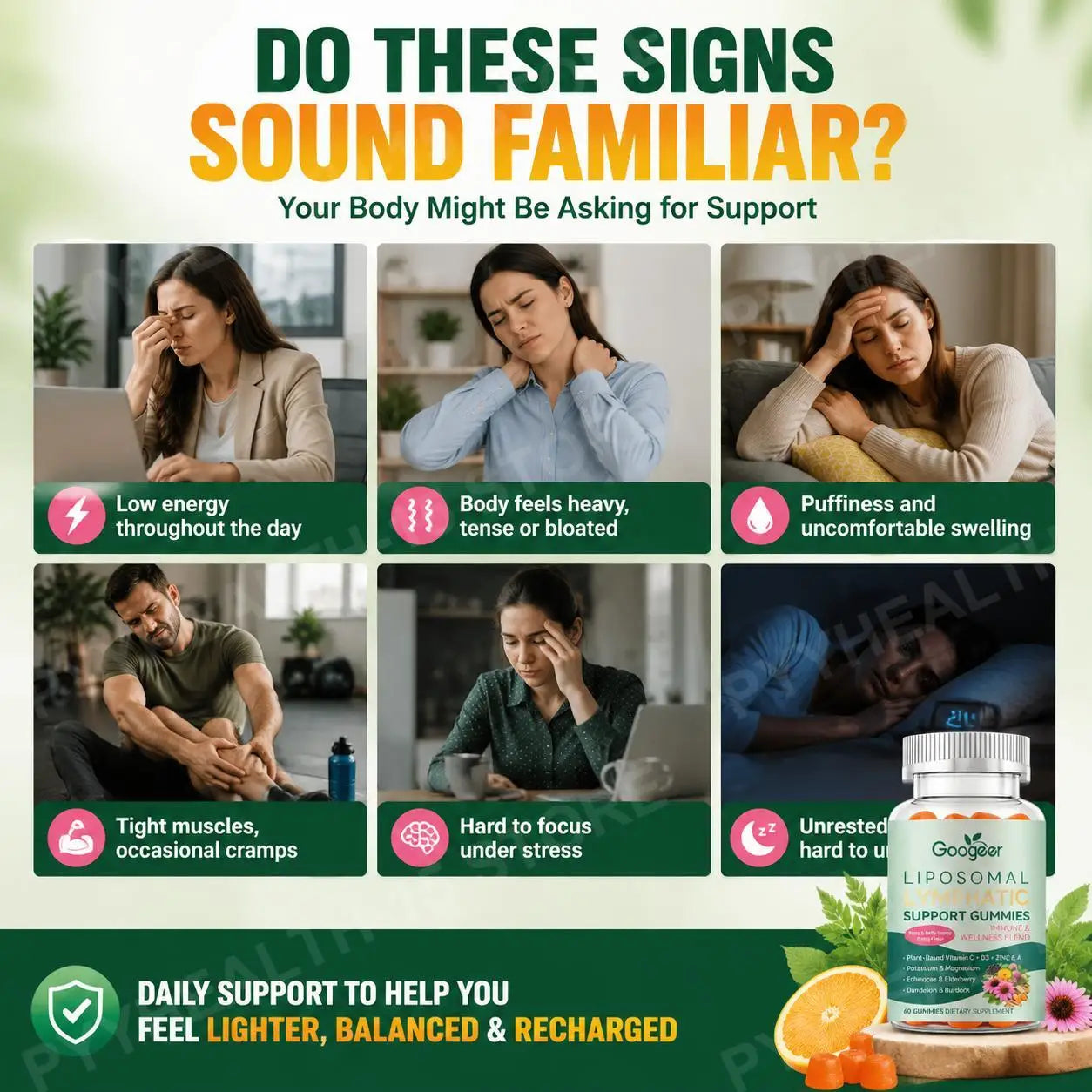 Liposomal Herbal Lymphatic Support Gummies | Vitamin Boost