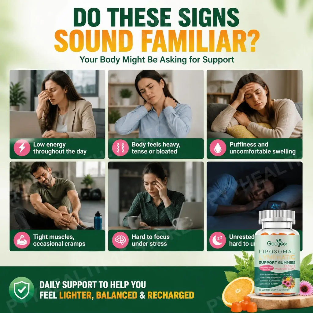 Liposomal Herbal Lymphatic Support Gummies | Vitamin Boost