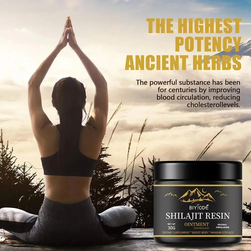 Pure Himalayan Shilajit Resin 30g - Gold Grade Natural Shilajit With Fulvic Acid 85+ Trace Minerals For For Men & Women