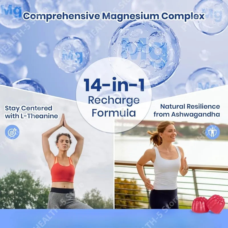 14-in-1 Magnesium Complex Gummies for Ultimate Health Support