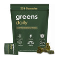 Organic Greens Gummies with Spirulina & Chlorella | Gut Health Boost