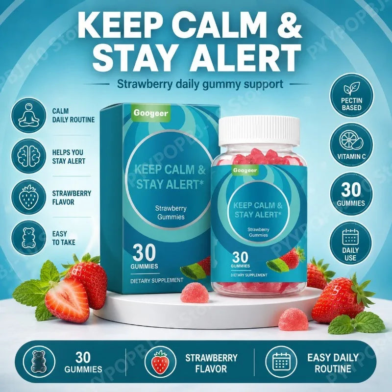 Delicious Strawberry Gummies with Vitamin C for Healthy Nails