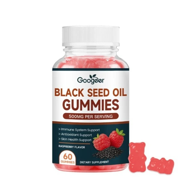 Black Seed Oil Gummies | Immune Support with Raspberry Flavor